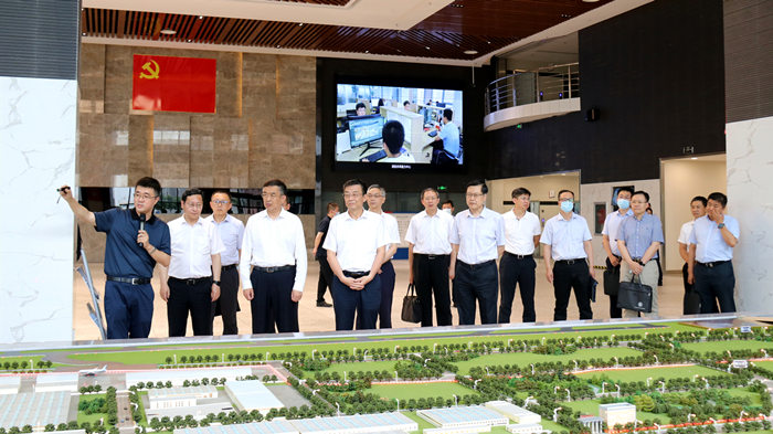 省委常委、副省长王健来集团调研沈阳航空动力产业园项目